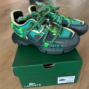 Dark Green Lacoste Sneakers Size 5.5